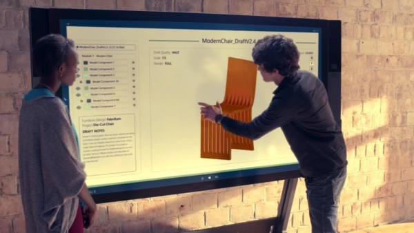 Bounce + increases Microsoft's largest touch-screen Tablet Surface Hub for new extension